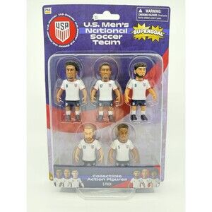 U.S. MEN'S National Soccer Team Figures 5 Pack #8, 17, 9, 13, 5